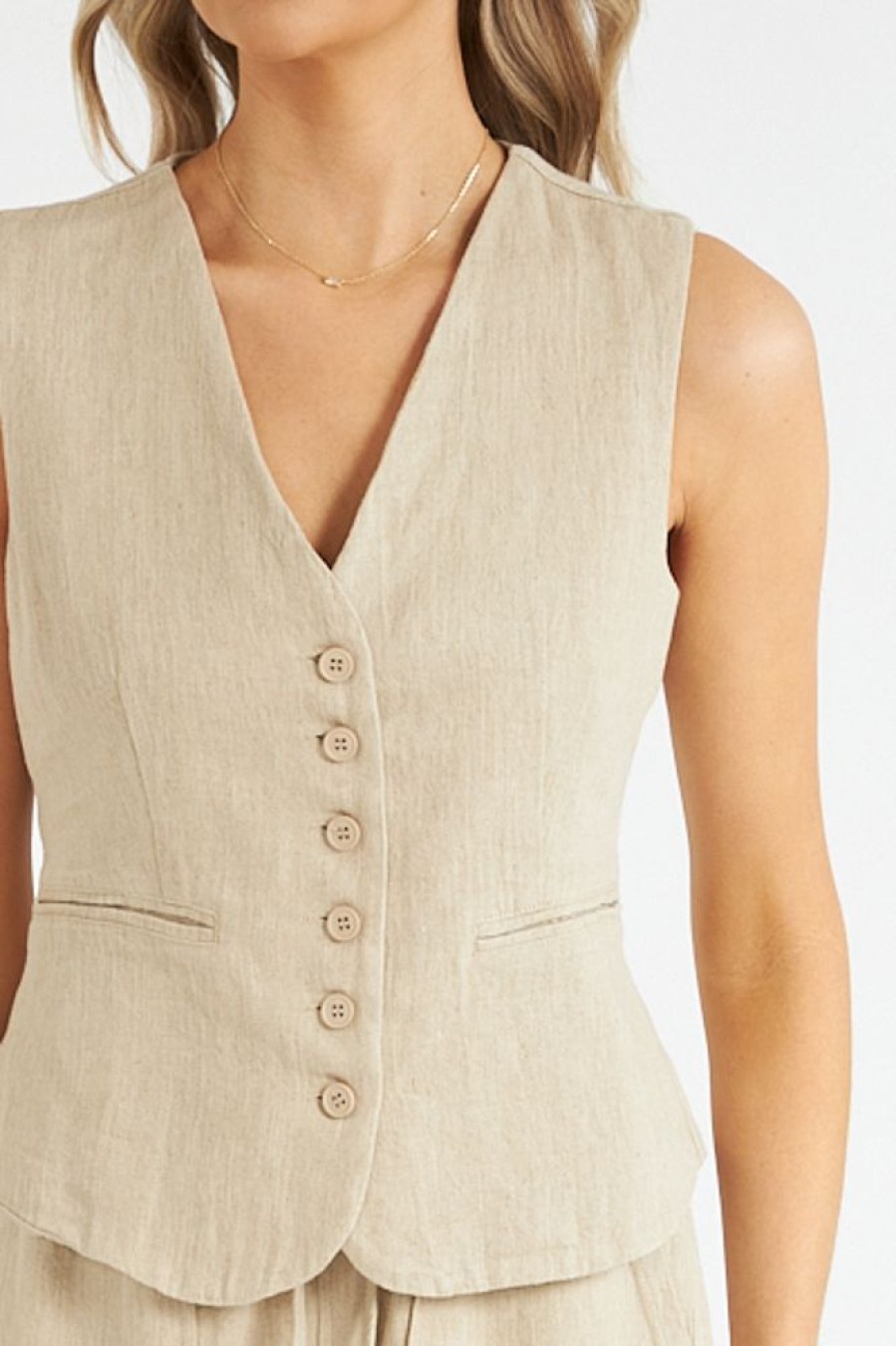 Women BLANKNYC Blouses | Stepping Out Vest