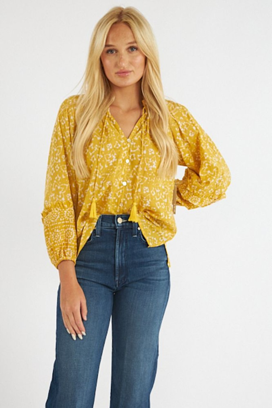 Women Cleobella Blouses | Lyra Blouse Cassia