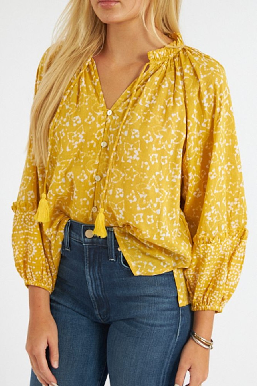 Women Cleobella Blouses | Lyra Blouse Cassia