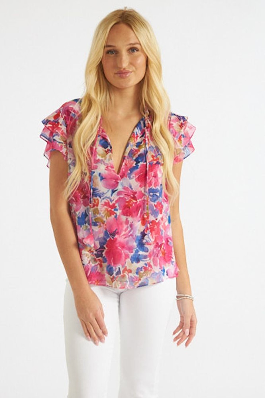 Women Misa Blouses | Maria Top Full Bloom