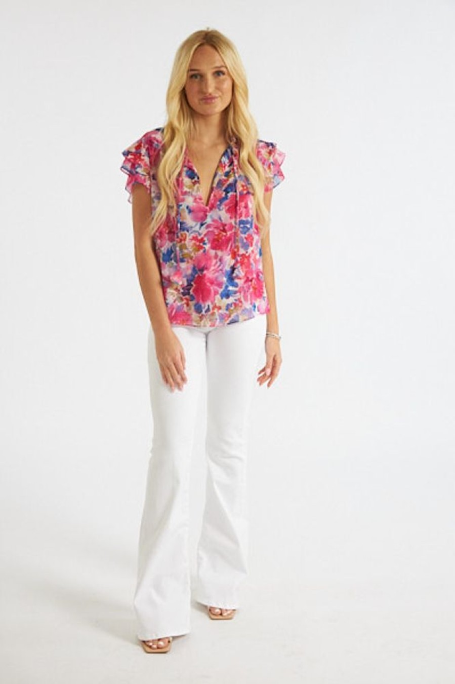 Women Misa Blouses | Maria Top Full Bloom