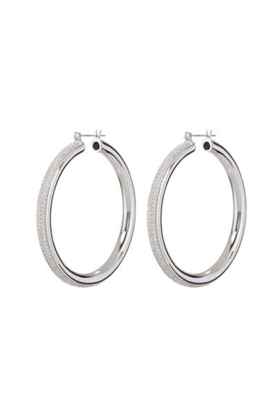 Women LUV AJ | Pave Stripe Amalfi Hoops