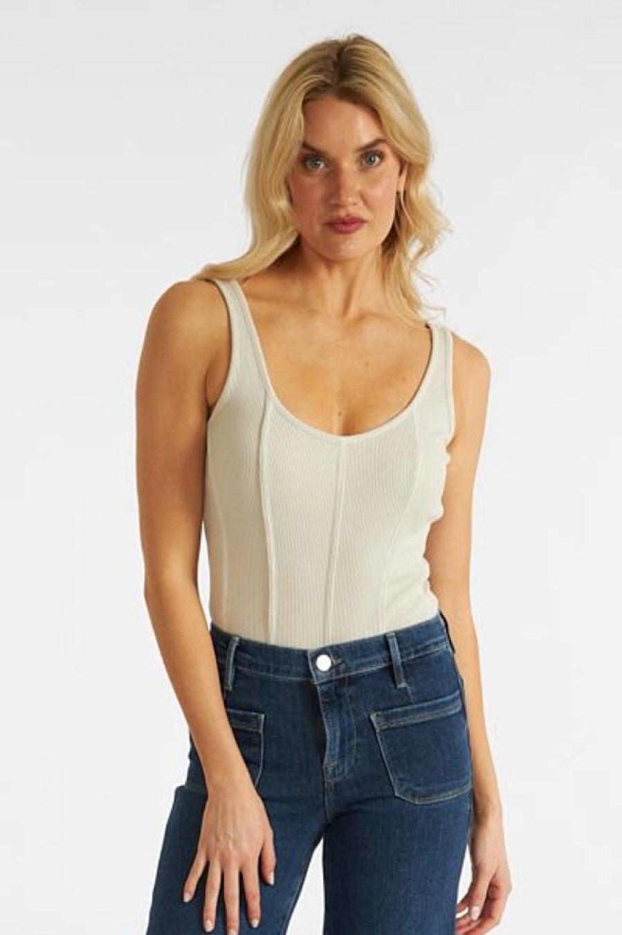 Women AGolde Blouses | Elna Bodysuit