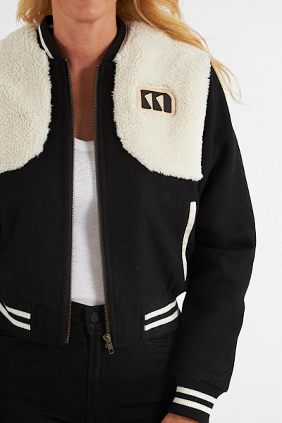 Women Mother | The Vested Varsity Bomber Jack