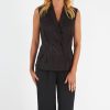 Women French Connection Blouses | Ara Satin Waistcoat