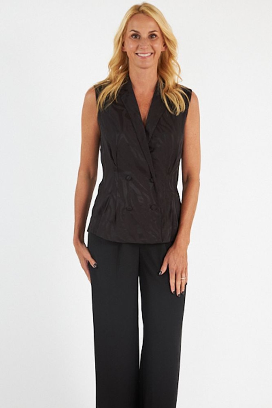 Women French Connection Blouses | Ara Satin Waistcoat