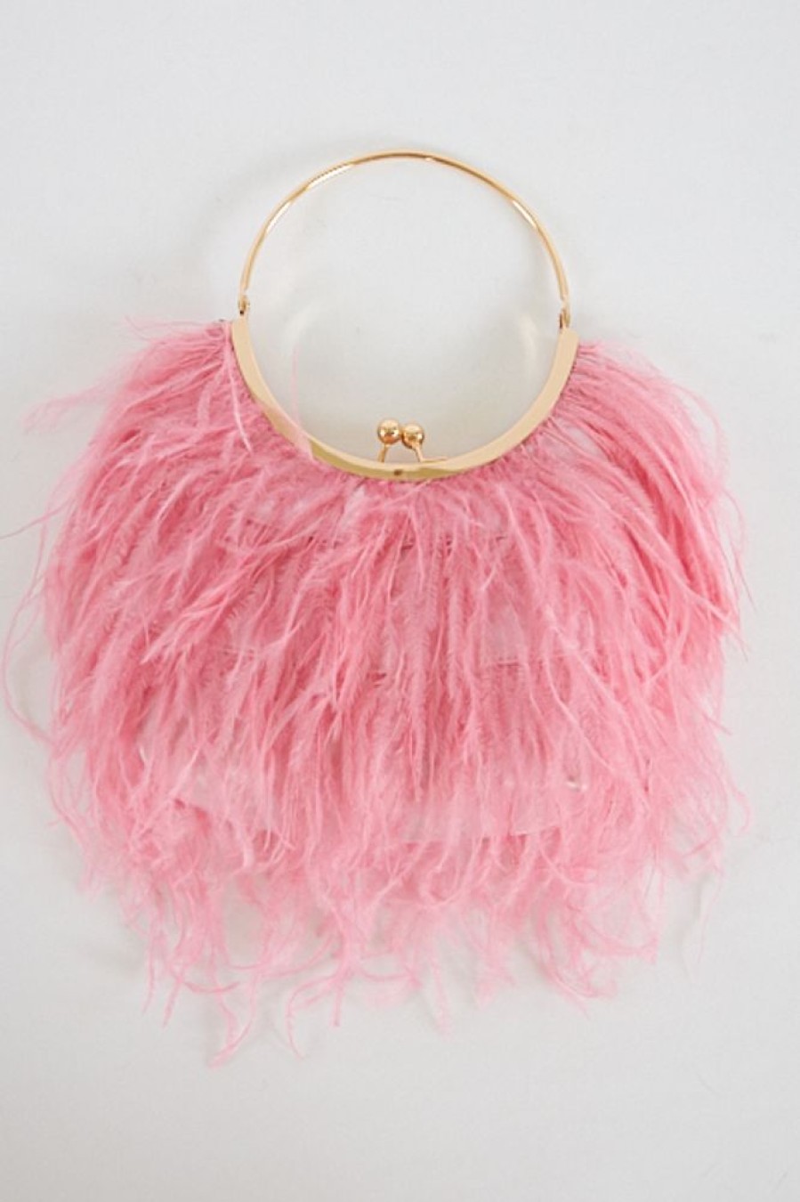 Women Olga Berg | Penny Feathered Frame Bag