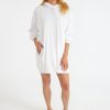 Women Monrow | Terry Cloth Hooded Dress