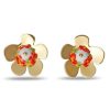 Women Lele Sadoughi | Fiore Button Earring Gold