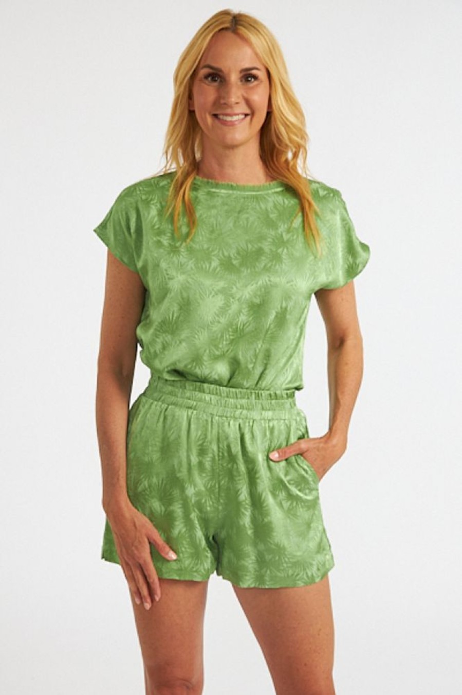 Women e.Allen Blouses | Astor Top Seaweed