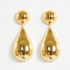 Women Lele Sadoughi | Small Dome Teardrop Earrings