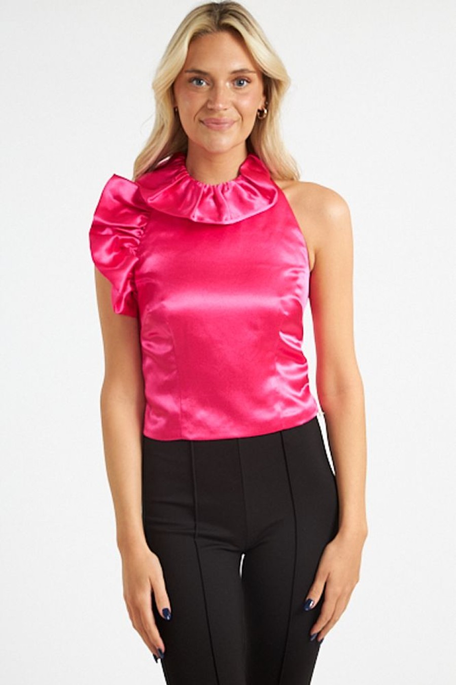 Women French Connection Blouses | Adora Satin Top