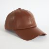 Women Lele Sadoughi | Faux Leather Baseball Cap