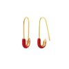 Women Kris Nations | Safety Pin Hoop Earrings