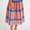 Women Nation Skirts | Primrose Smocked Skirt W Ties Clueless