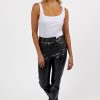 Women AGolde Shorts & Pants | Recycled Leather Criss Cross Detox