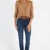 Women Nation Blouses | Luanne Yoked Snap Tee