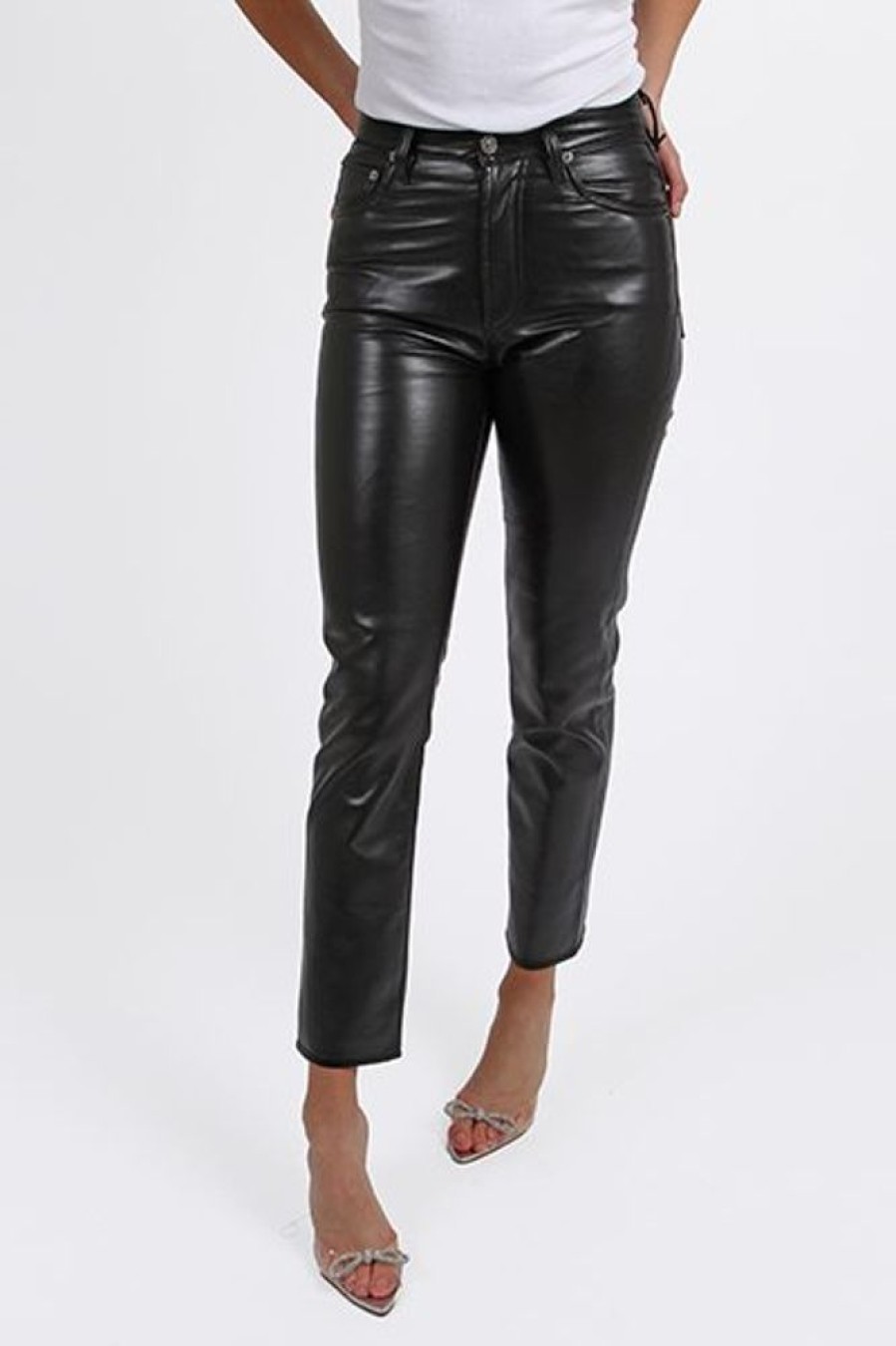 Women e.Allen Shorts & Pants | Recycled Leather Riley Long