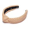 Women Lele Sadoughi | Raffia Slim Knotted Headband Natural