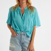 Women XiRENA Blouses | Carys Shirt Aqua Blue