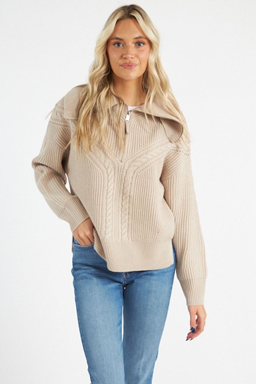 Women Berenice Sweaters | Pull Col Camioneau