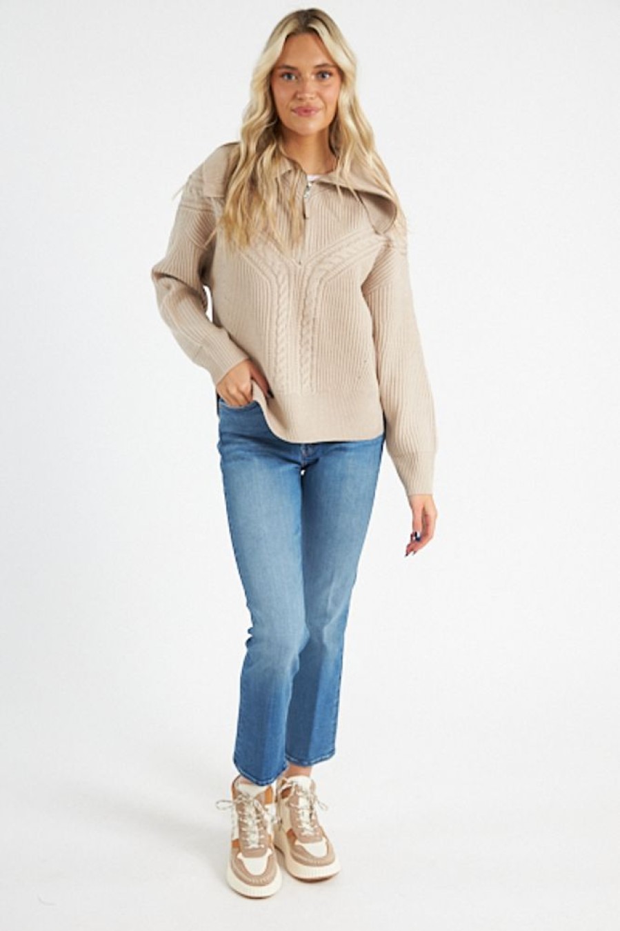 Women Berenice Sweaters | Pull Col Camioneau