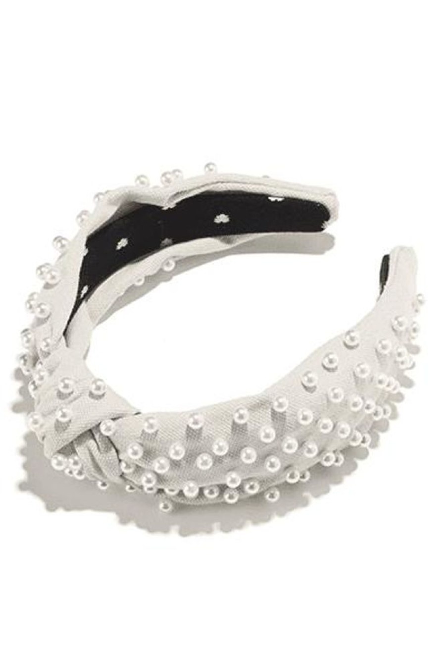 Women Lele Sadoughi | Woven Pearl Knotted Headband