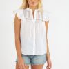 Women Rails Blouses | Louella Beach White