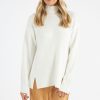 Women Michael Stars Sweaters | Zion Mock Neck Pullover