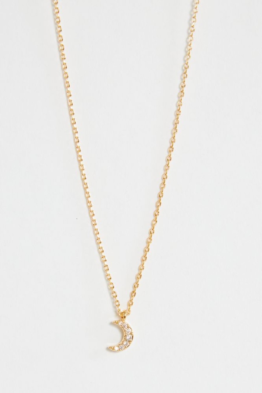 Women Theia | Amee Short Moon Necklace