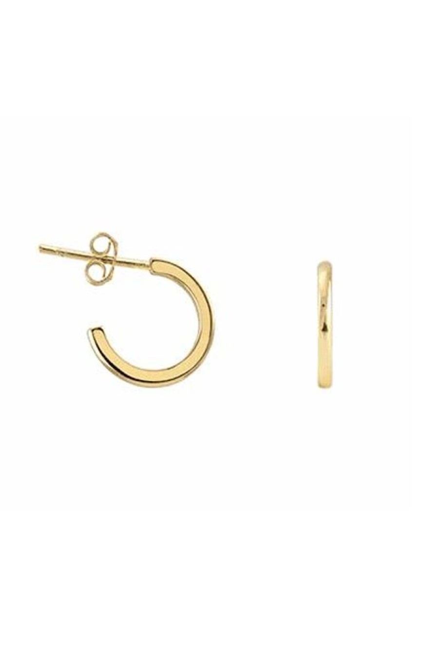 Women Kris Nations | Classic Huggie Hoop Earrings Gold