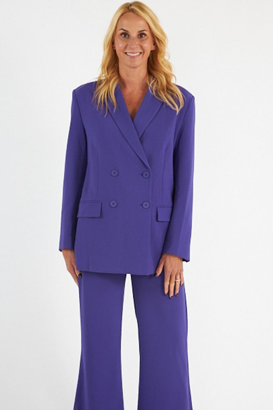 Women French Connection | Whisper Double Breasted Blazer