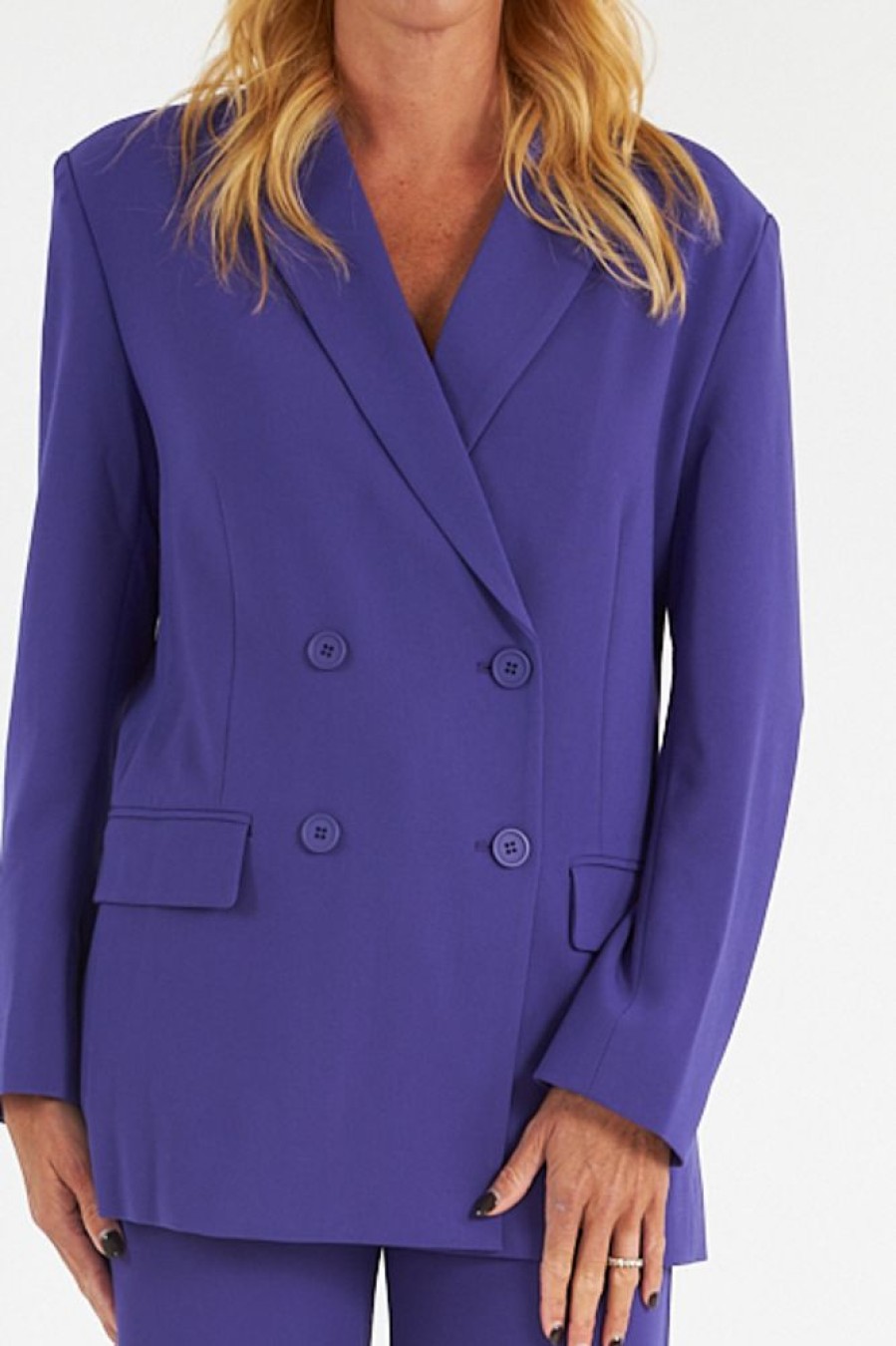 Women French Connection | Whisper Double Breasted Blazer