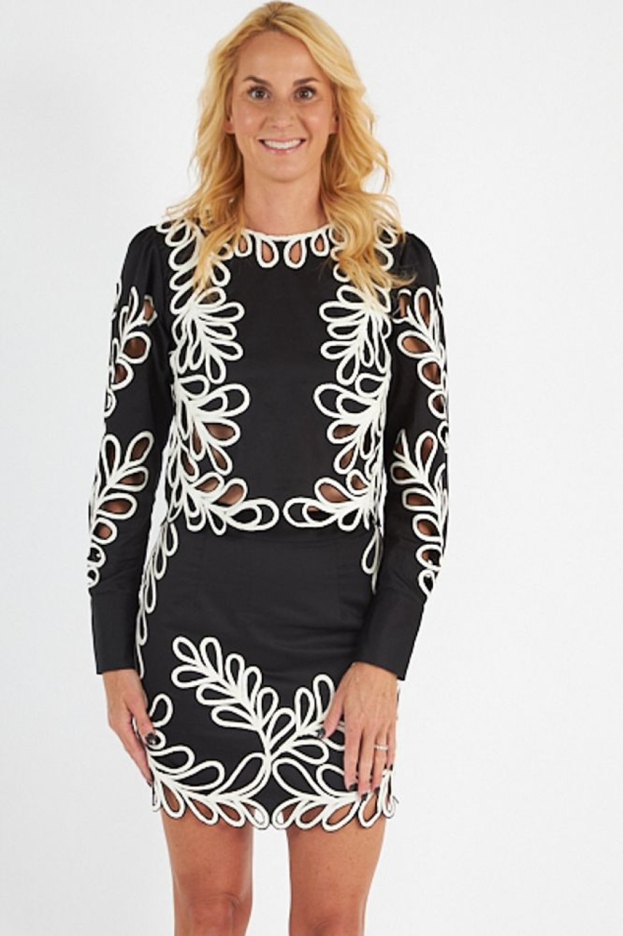 Women Karina Grimaldi Blouses | Odette Embroidered Top