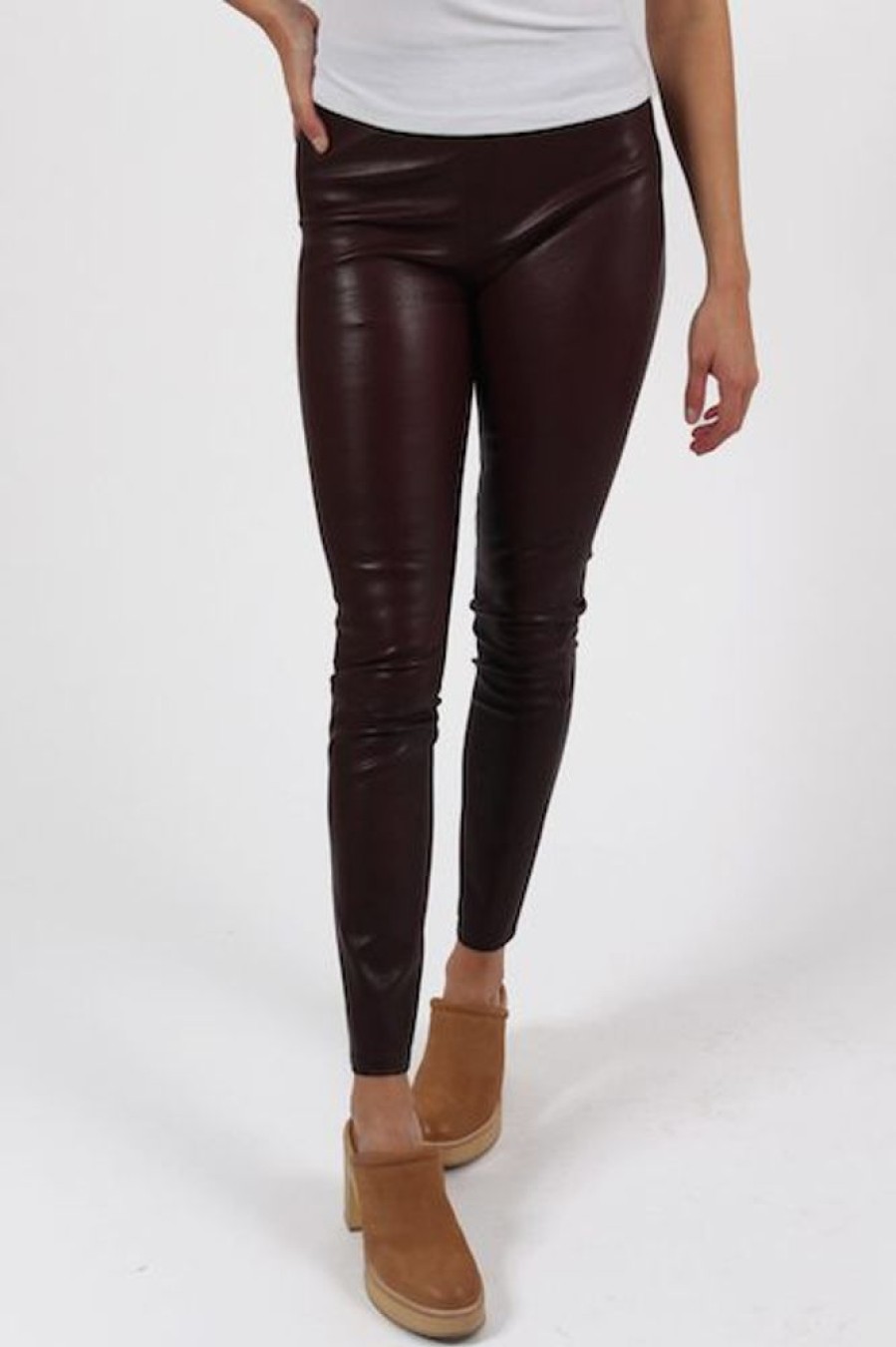 Women e.Allen Shorts & Pants | Maddie Legging Bordeaux