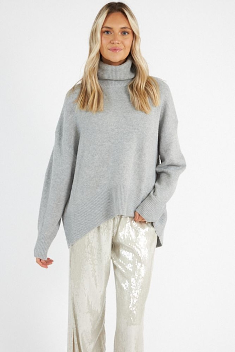 Women French Connection Sweaters | Vhari High Neck Jumper