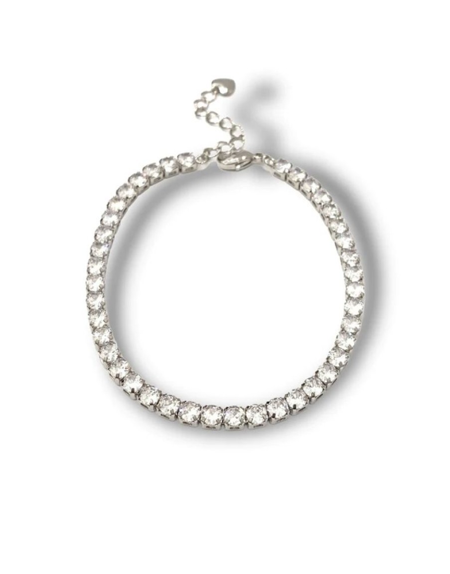 Women Theia | Anna Tennis Bracelet Wg Large