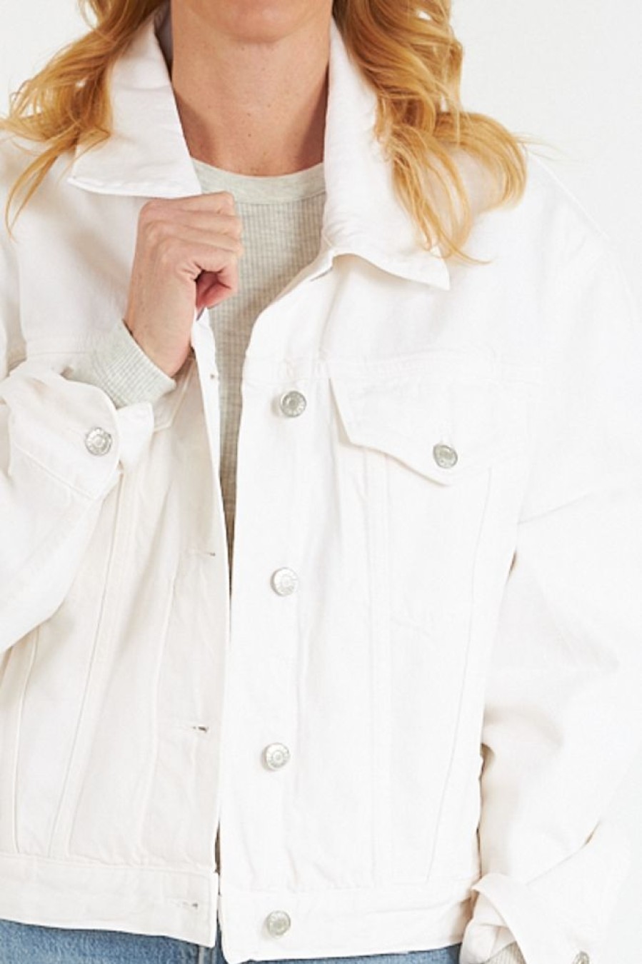 Women AGolde | Martika Jacket In Fortune Cookie