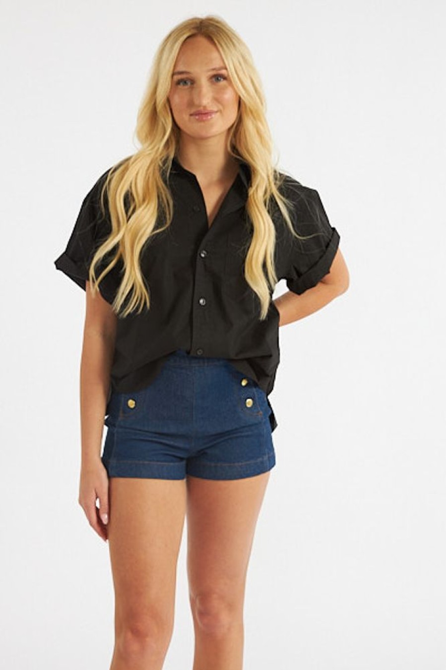 Women Citizens of Humanity Blouses | Short Sleeve Kayla