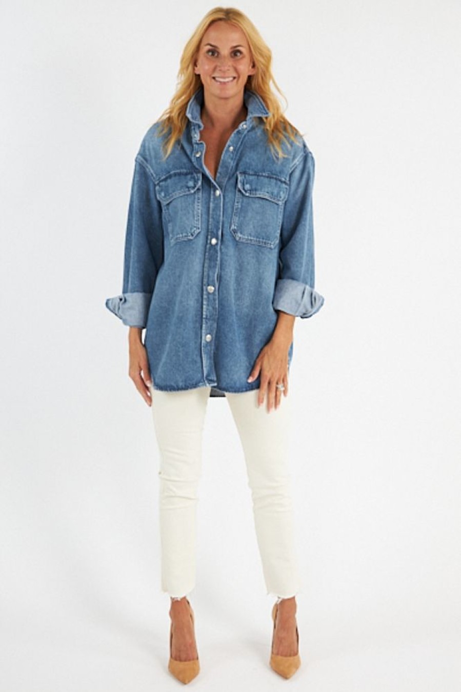 Women AGolde | Camryn Shirt