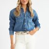 Women Citizens of Humanity | Sera Denim Bodysuit