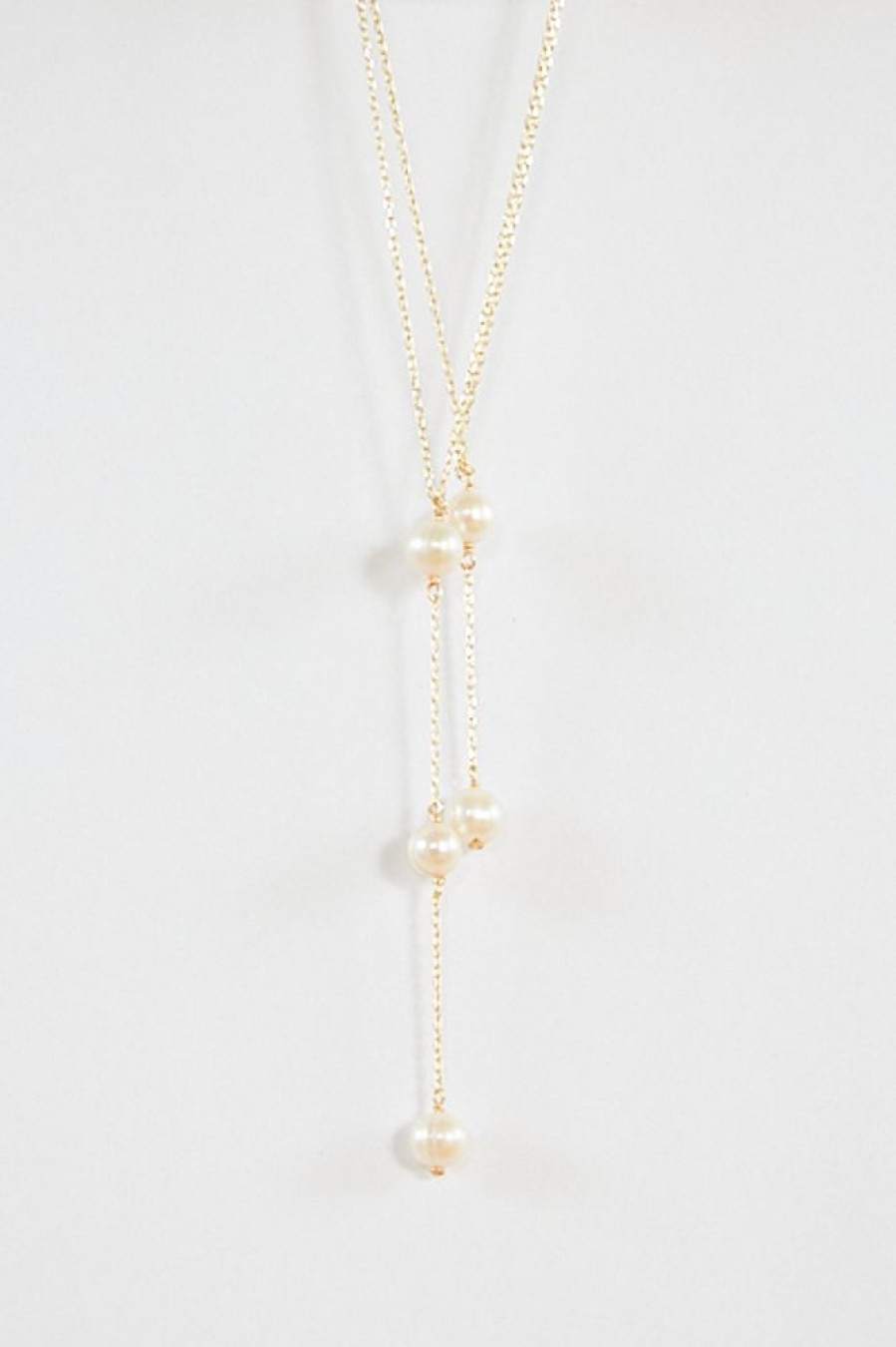 Women Adriana Pappas | Pearl Satellite Lariat