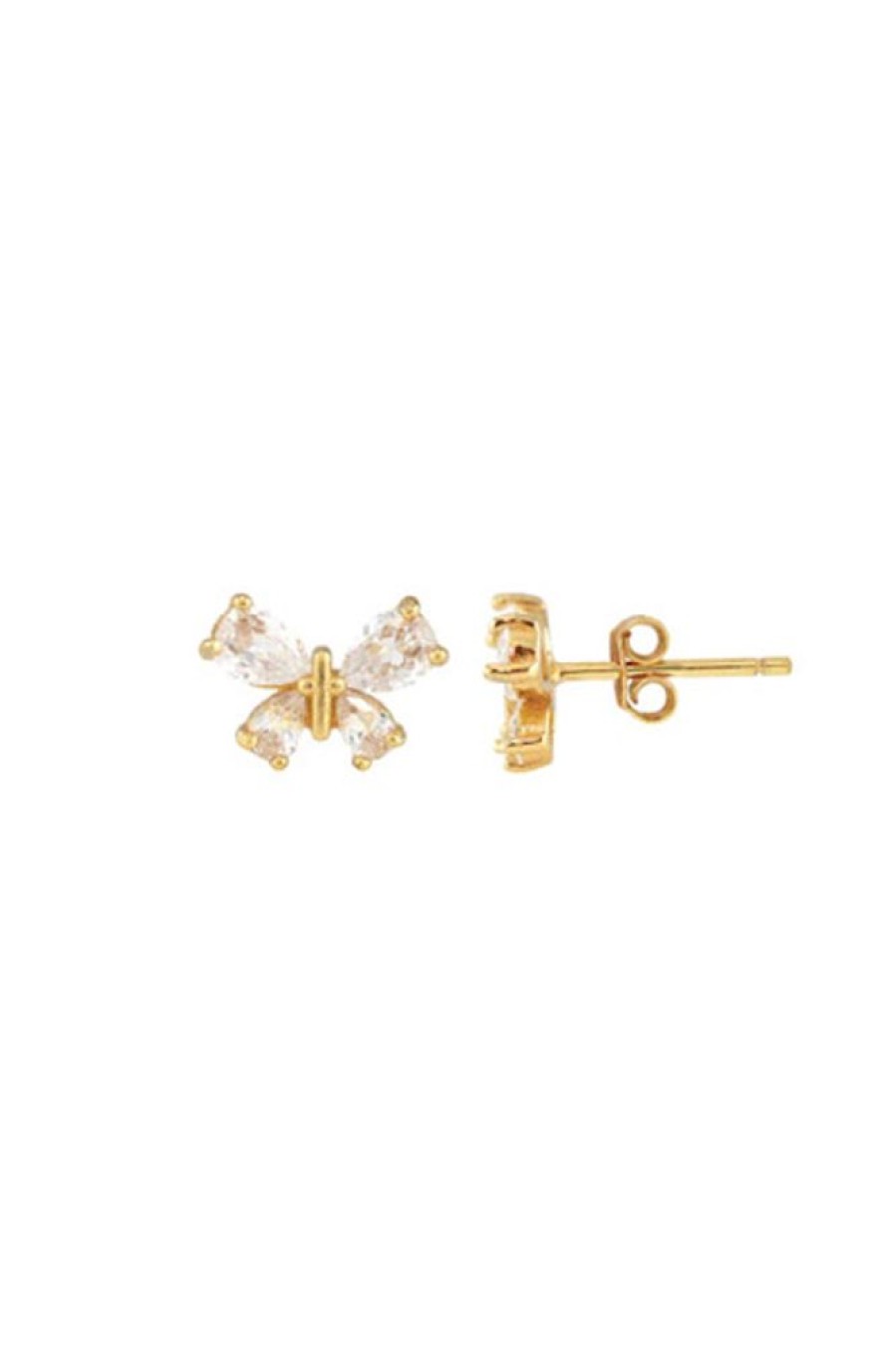 Women Kris Nations | Butterfly Crystal Marquis Stud