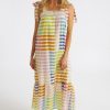 Women Sunshine Tienda | Colorful Stripe Positano Dress