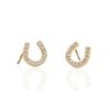 Women Kris Nations | Horseshoe Crystal Stud Earrings