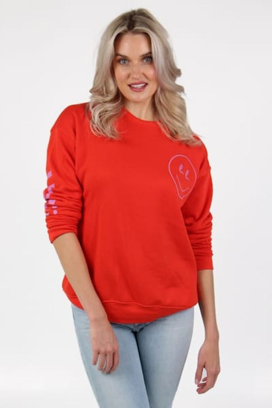 Women e.Allen Tees | Poppy Smile. Sweatshirt