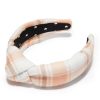 Women Lele Sadoughi | Plaid Knotted Headband