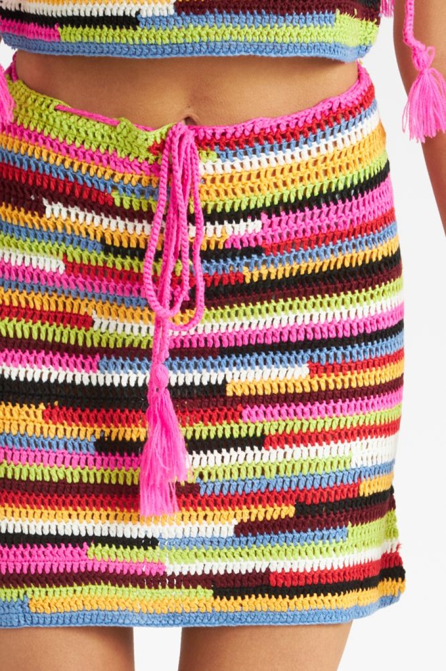 Women Allison NY Skirts | Loni Crochet Mini Skirt