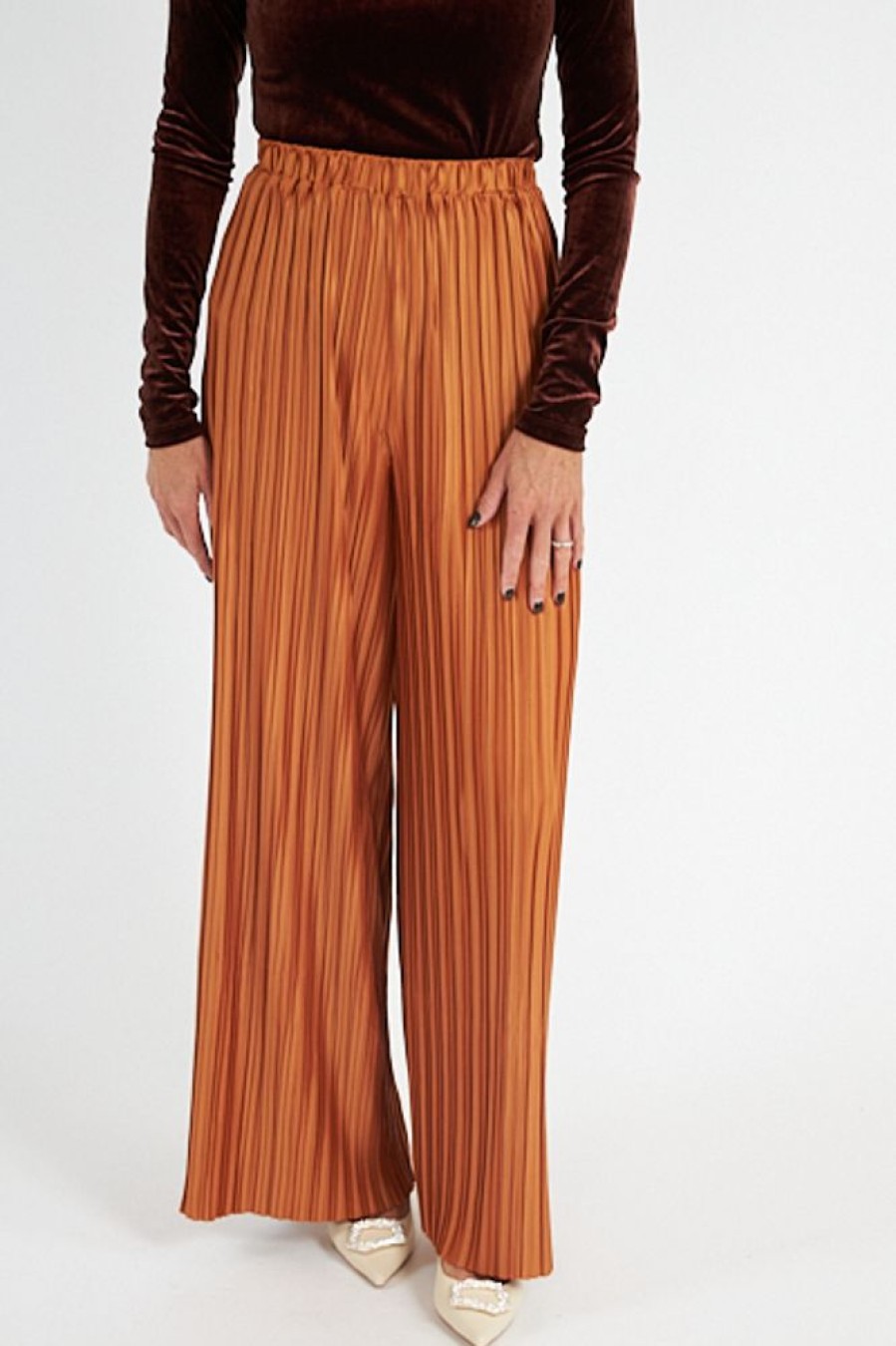 Women French Connection Shorts & Pants | Regi Pleated Trousers